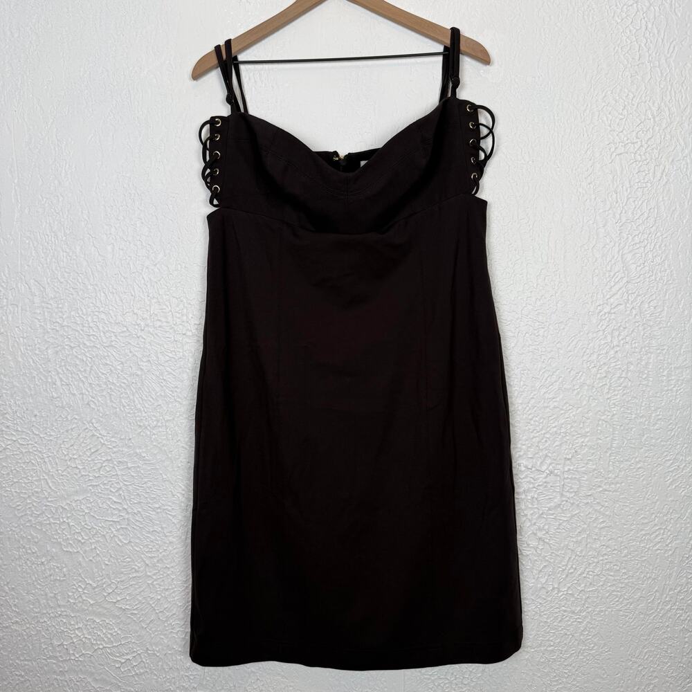 Maeve Anthropologie Sleeveless Corset Slim Knee-Length Dress Size XL NWT - Picture 3 of 6